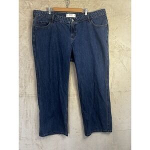 Hollister Low Rise Baggy Jeans Womens 20R W35 Medium‎ Wash Denim Wide Leg Y2K
